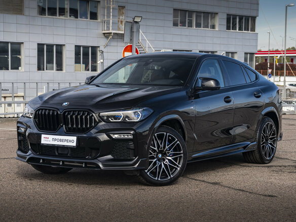 2021 BMW X6 40d III (G06), чёрный