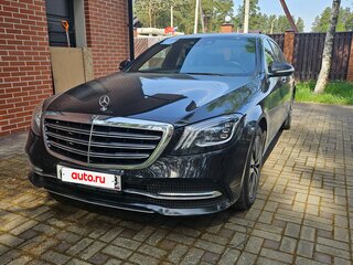 2020 Mercedes-Benz S-Класс 350 d Long VI (W222, C217) Рестайлинг, чёрный, 7300000 рублей, вид 2
