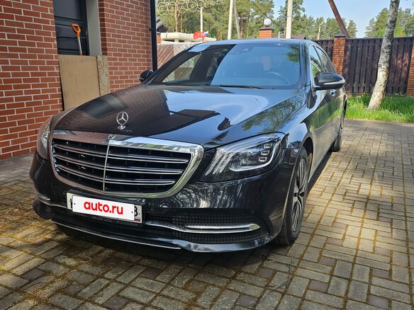 2020 Mercedes-Benz S-Класс 350 d Long VI (W222, C217) Рестайлинг, чёрный, 7300000 рублей - вид 1