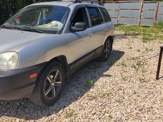 2002 Hyundai Santa Fe I, серебристый, 520000 рублей, вид 1