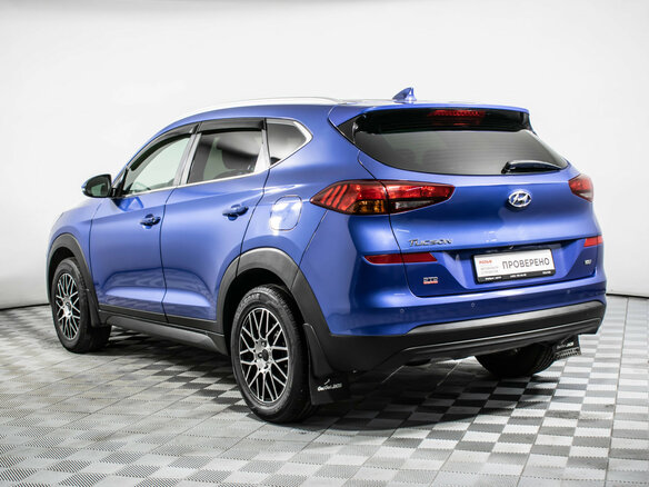 2018 Hyundai Tucson III Рестайлинг, синий, 1549000 рублей - вид 6