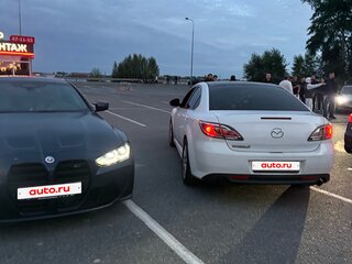 2010 Mazda 6 II (GH) Рестайлинг, белый, 620000 рублей, вид 3