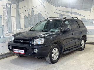 2008 Hyundai Santa Fe Classic Classic, чёрный, 790000 рублей, вид 1