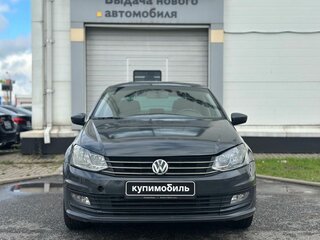 2018 Volkswagen Polo V Рестайлинг, серый, 580000 рублей, вид 2