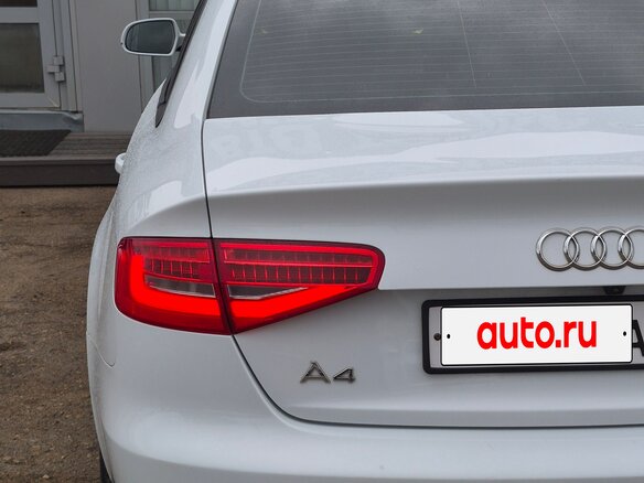 2013 Audi A4 IV (B8) Рестайлинг, белый, 1080000 рублей - вид 13