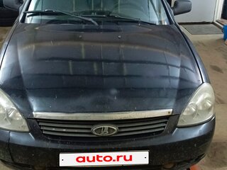 2008 Lada (ВАЗ) Priora I, чёрный, 180000 рублей, вид 1
