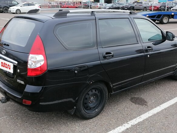 2012 Lada (ВАЗ) Priora I, чёрный - вид 4