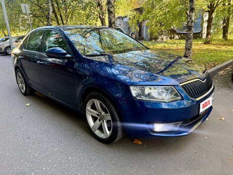 2014 Skoda Octavia III (A7), синий, 1195000 рублей, вид 5