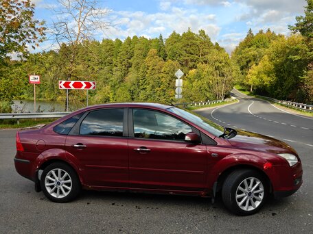 2007 Ford Focus II, пурпурный, 400000 рублей, вид 3