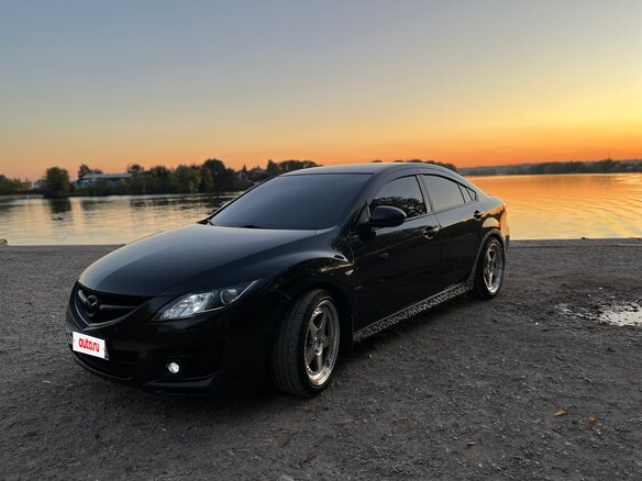 2008 Mazda 6 II (GH), чёрный, 1150000 рублей - вид 1