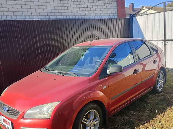 2007 Ford Focus II, красный, 325000 рублей