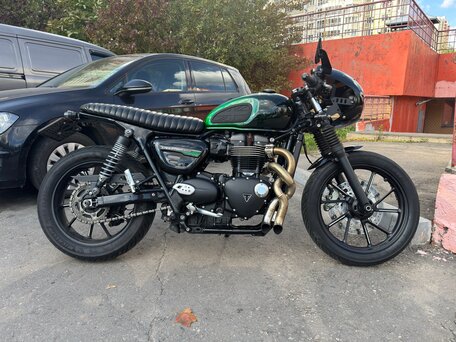 2024 Triumph Speed Twin, чёрный, 830000 рублей, вид 5