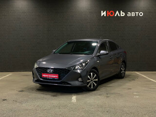 2021 Hyundai Solaris II Рестайлинг, серый, 1340000 рублей, вид 1