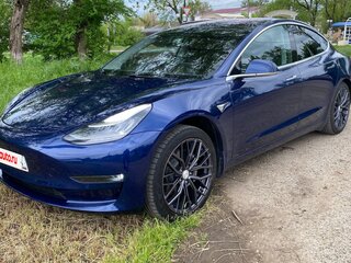 2017 Tesla Model 3 Long Range I, синий, 2500000 рублей, вид 1