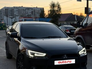 2013 Mitsubishi Lancer X Рестайлинг, чёрный, 890000 рублей, вид 2