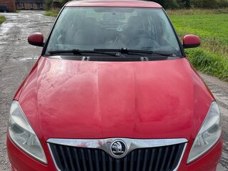 2013 Skoda Fabia II Рестайлинг, красный, 470000 рублей, вид 2