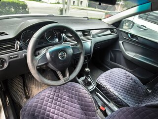 2017 Skoda Rapid I Рестайлинг, белый, 520000 рублей, вид 4