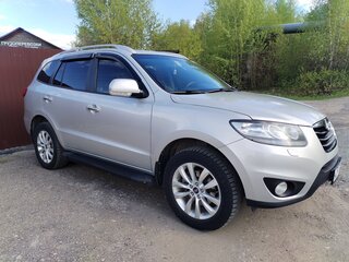 2011 Hyundai Santa Fe II Рестайлинг, серебристый, 1650000 рублей, вид 5