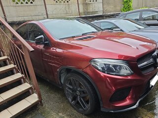 2018 Mercedes-Benz GLE Coupe 350 d I (C292), красный, 2850000 рублей, вид 4
