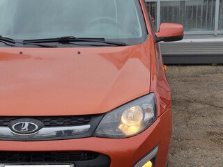 2013 Lada (ВАЗ) Kalina II, оранжевый, 430000 рублей, вид 5