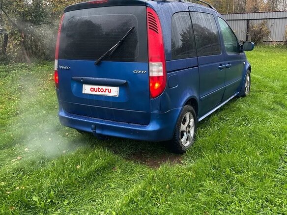 2002 Mercedes-Benz Vaneo, синий, 300000 рублей - вид 3