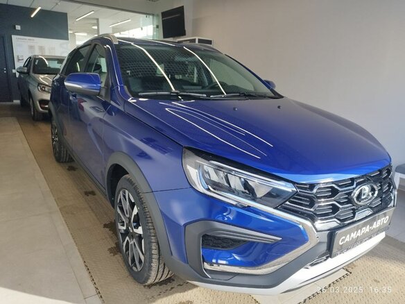 2026 Lada (ВАЗ) Vesta SW Cross I Рестайлинг (NG), синий - вид 1