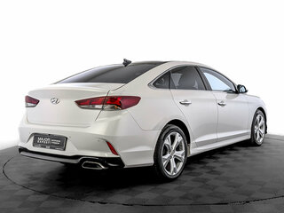 2017 Hyundai Sonata VII (LF) Рестайлинг, белый, 1500000 рублей, вид 5