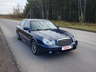 2007 Hyundai Sonata ТагАЗ IV (EF) Рестайлинг, синий, 460000 рублей, вид 1