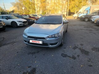 2013 Mitsubishi Lancer X Рестайлинг, серебристый, 550000 рублей, вид 1