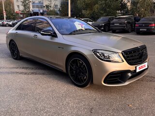 2019 Mercedes-Benz S-Класс AMG 63 AMG Long III (W222, C217) Рестайлинг, серебристый, 8300000 рублей, вид 4