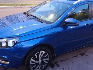 2020 Lada (ВАЗ) Vesta SW I, синий, 1180000 рублей, вид 1