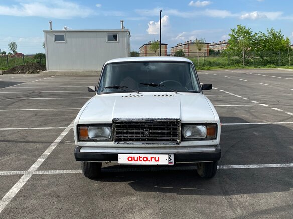 1997 Lada (ВАЗ) 2107, белый - вид 2