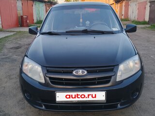 2012 Lada (ВАЗ) Granta I, чёрный, 300000 рублей, вид 2