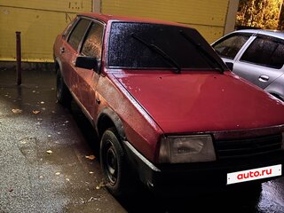 1996 Lada (ВАЗ) 21099, красный, 65000 рублей, вид 2