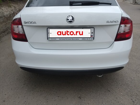 2019 Skoda Rapid I Рестайлинг, белый, 1050000 рублей - вид 3