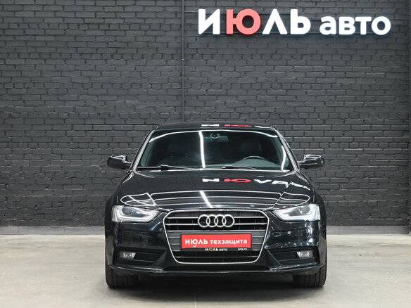 2013 Audi A4 IV (B8) Рестайлинг, чёрный, 1460000 рублей - вид 2
