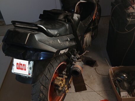 1992 Kawasaki ZZR 400, чёрный, 120000 рублей, вид 1
