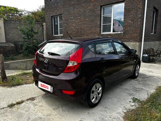 2012 Hyundai Solaris I, фиолетовый, 620000 рублей, вид 4