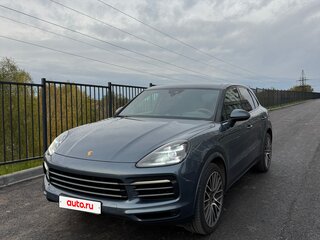 2019 Porsche Cayenne III, голубой, 6850000 рублей, вид 5