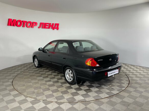 2008 Kia Spectra I Рестайлинг 2, чёрный - вид 6