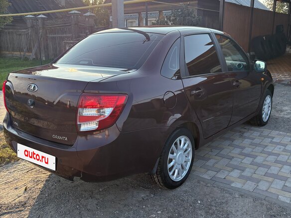2013 Lada (ВАЗ) Granta I, красный - вид 3