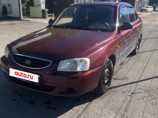 2007 Hyundai Accent ТагАЗ II, красный, 180000 рублей, вид 1