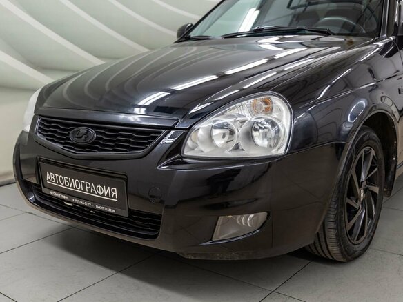 2009 Lada (ВАЗ) Priora I, чёрный, 373000 рублей - вид 9