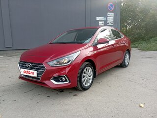 2018 Hyundai Solaris II, красный, 1400000 рублей, вид 1