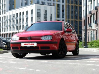 1998 Volkswagen Golf IV, красный, 750000 рублей, вид 3