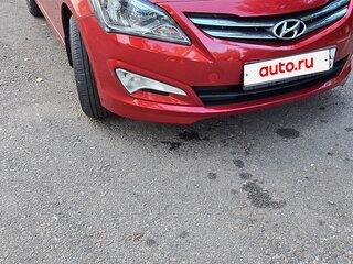 2016 Hyundai Solaris I Рестайлинг, красный, 1030000 рублей, вид 2