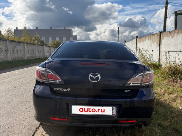 2011 Mazda 6 II (GH) Рестайлинг, синий, 790000 рублей - вид 6
