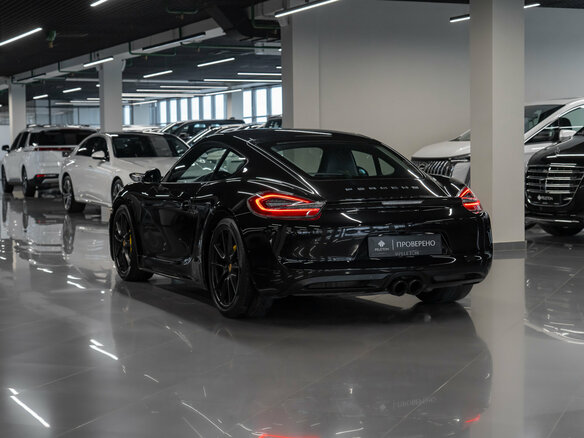 2015 Porsche Cayman II (981), чёрный - вид 4