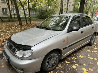 2004 Daewoo Lanos, серебристый, 225000 рублей, вид 1