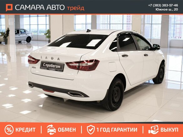 2024 Lada (ВАЗ) Vesta I Рестайлинг (NG), белый, 1102000 рублей - вид 3